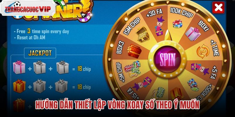 huong dan thiet lap vong xoay so theo y muon huong dan thiet lap vong xoay so theo y muon